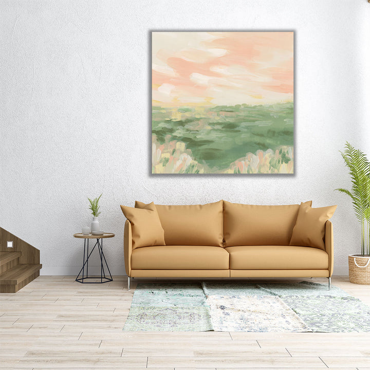 Blush Meadow II - Canvas Print Wall Art