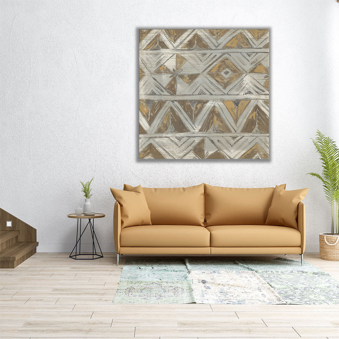 Earthtone Pattern II - Canvas Print Wall Art