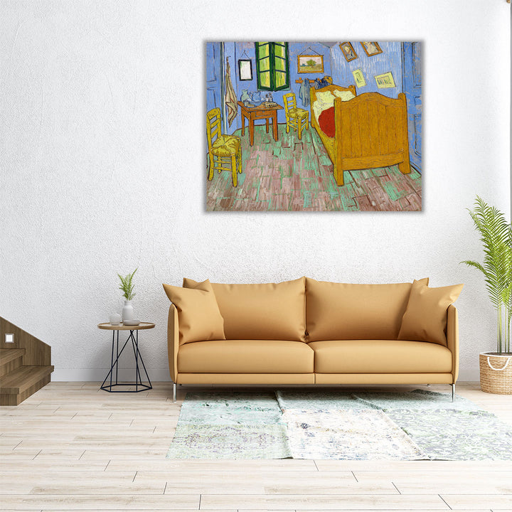 The Bedroom, 1889 - Canvas Print Wall Art