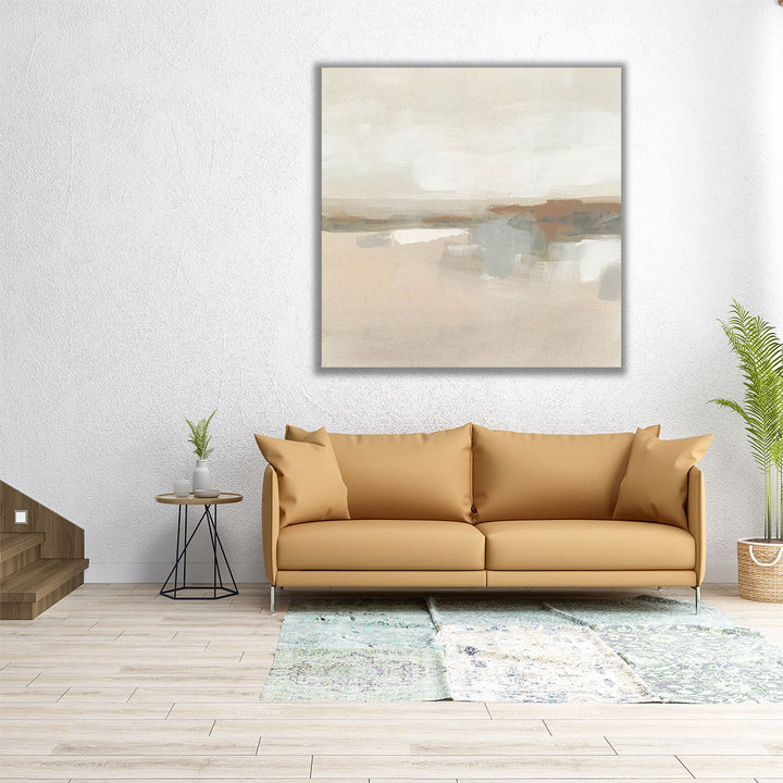 Neutral Coast Mirage II - Canvas Print Wall Art