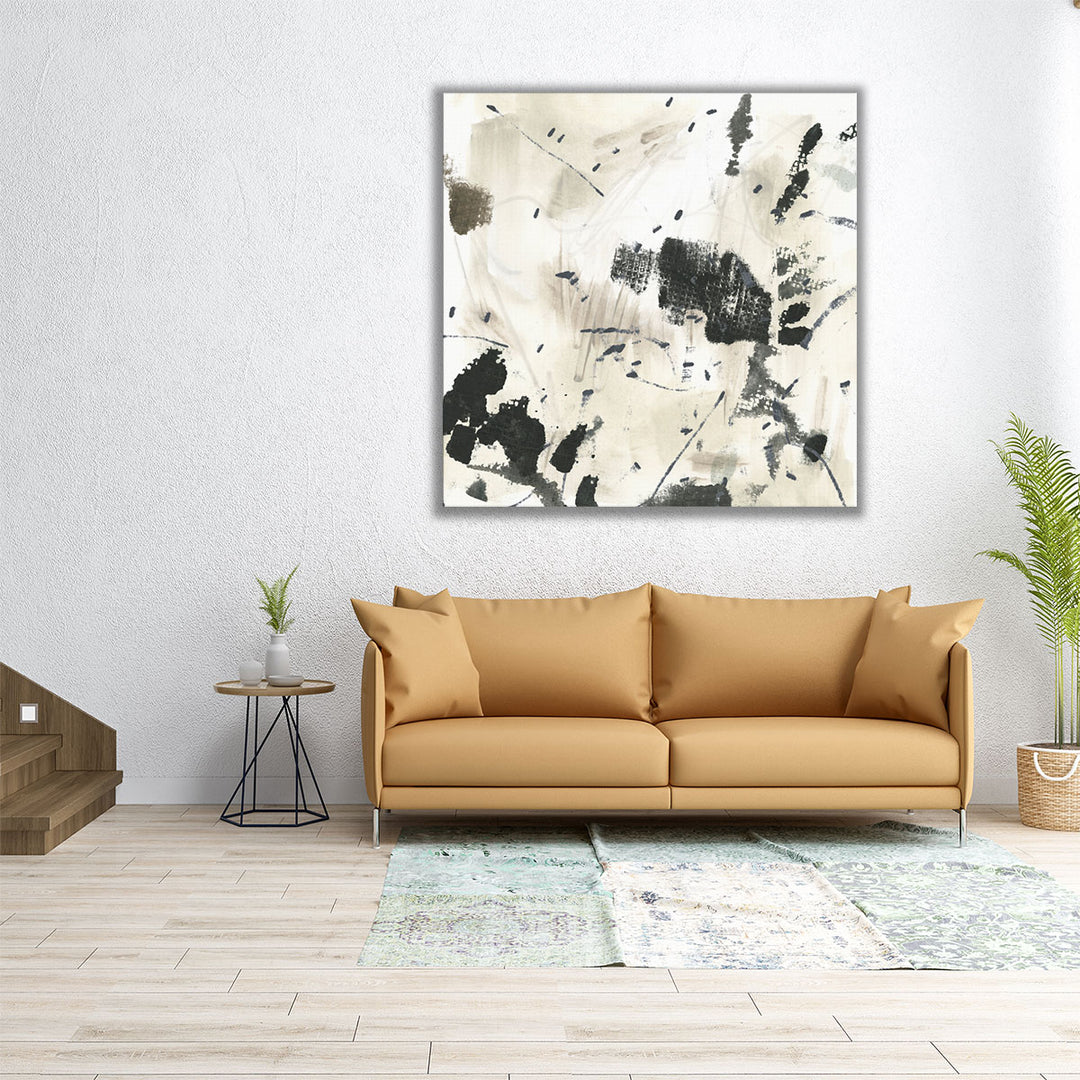 Neutral Scattershot I - Canvas Print Wall Art