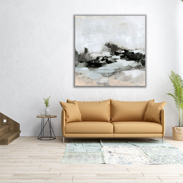 Obsidian Tundra I - Canvas Print Wall Art