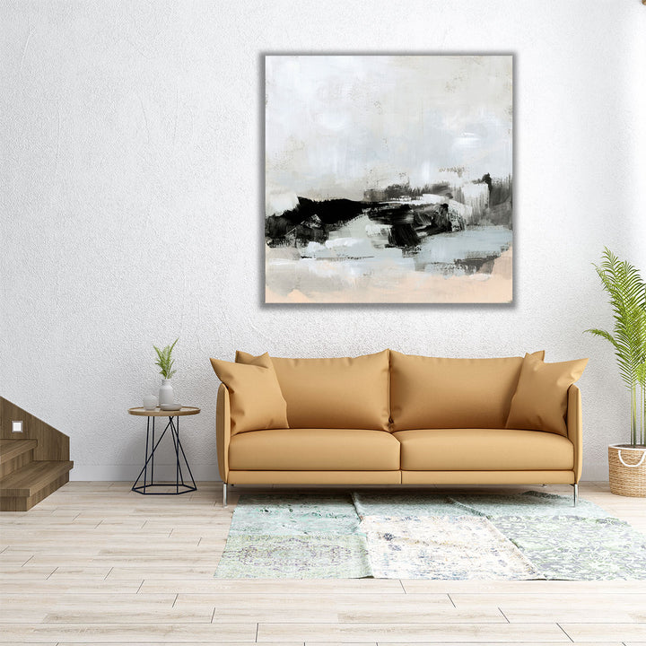 Obsidian Tundra II - Canvas Print Wall Art