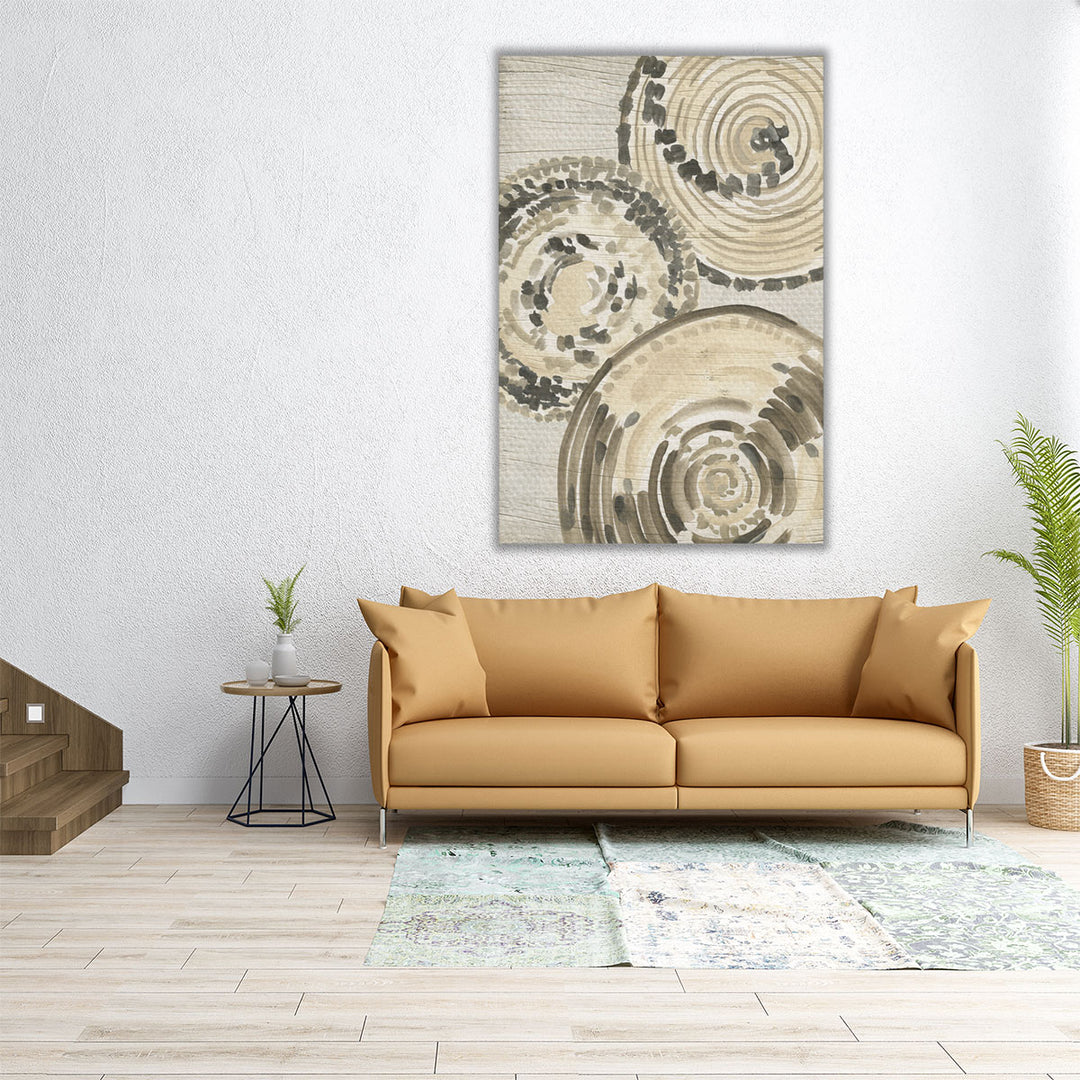 Patterned Baskets I - Canvas Print Wall Art