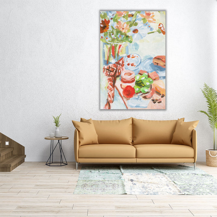 A Lovely Picnic I - Canvas Print Wall Art