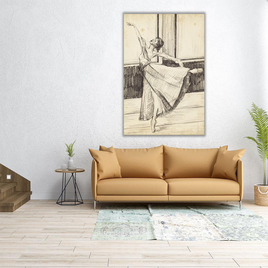 Whirling Ballet I - Canvas Print Wall Art