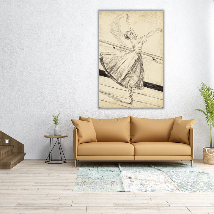 Whirling Ballet II - Canvas Print Wall Art