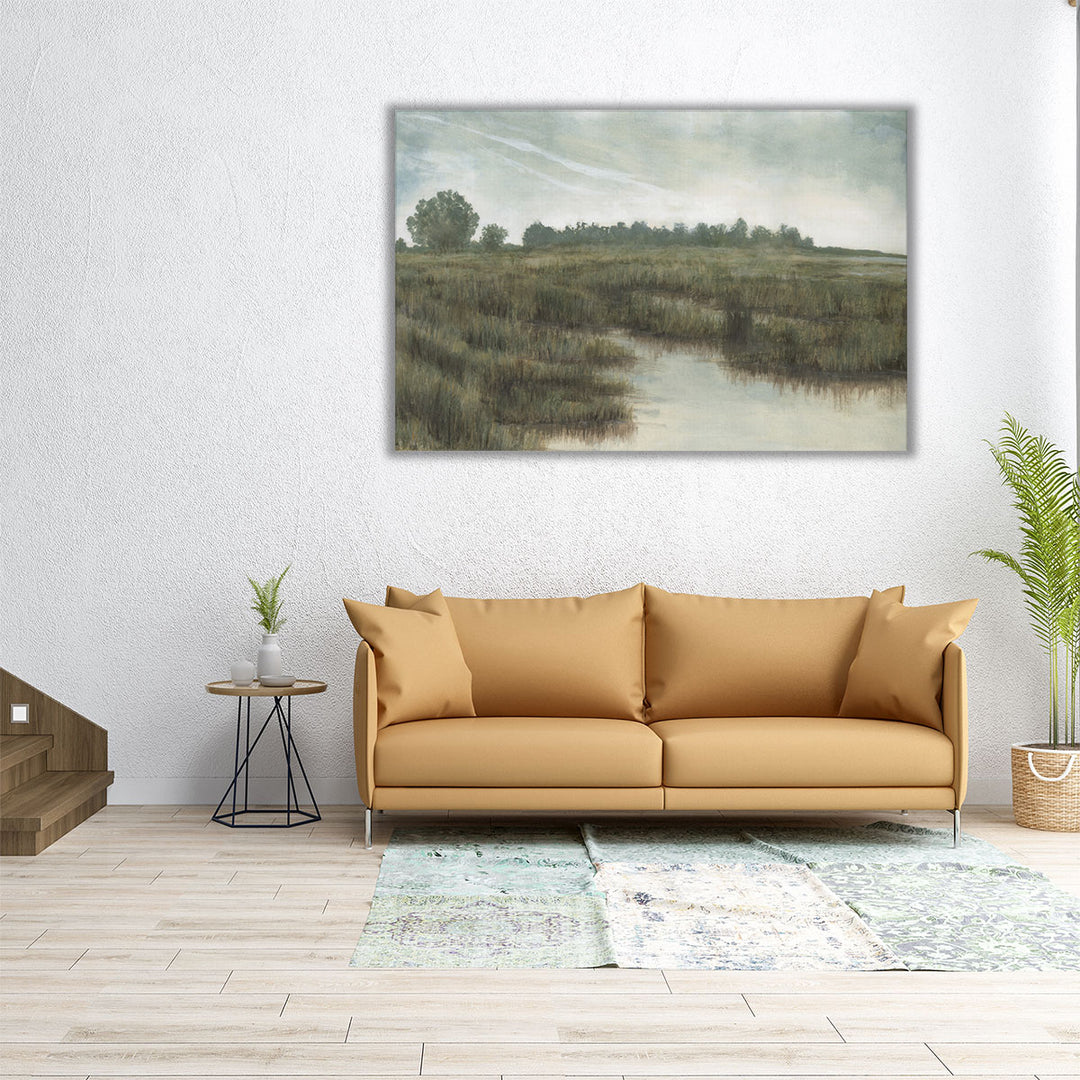 Overcast Inlet II - Canvas Print Wall Art