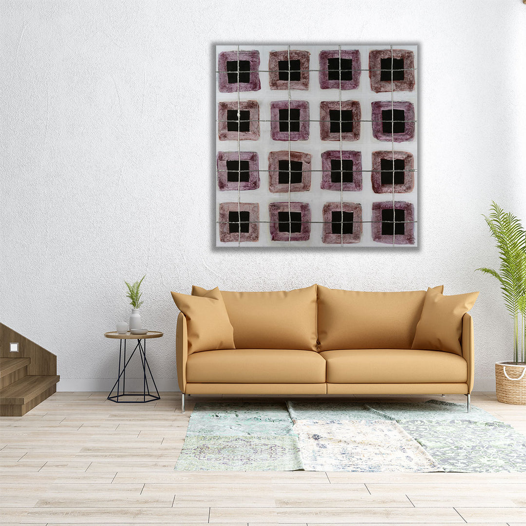 Metallic Plaid I - Canvas Print Wall Art