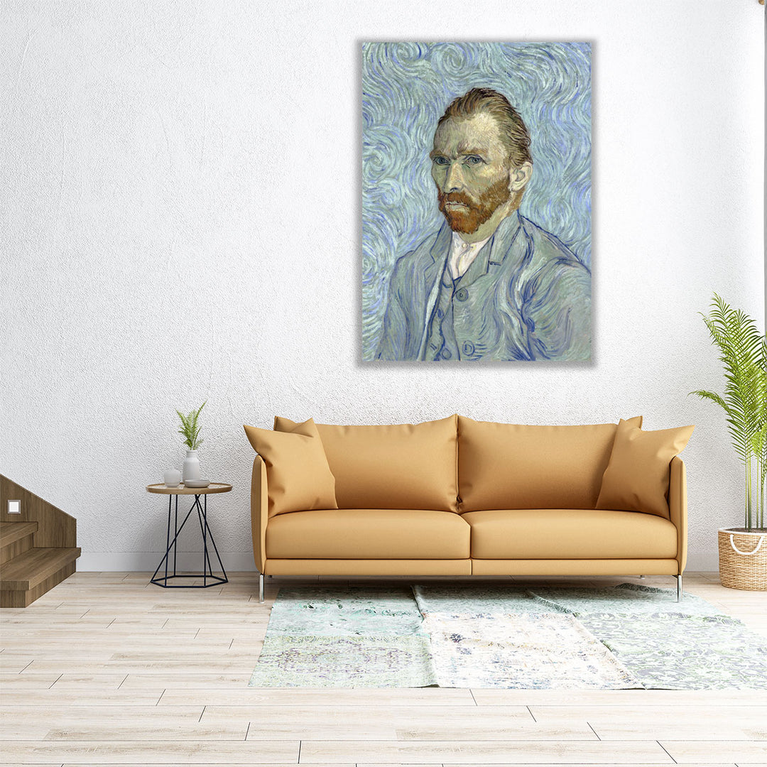 Vincent Van Gogh's Self-Portrait, 1889 - Canvas Print Wall Art