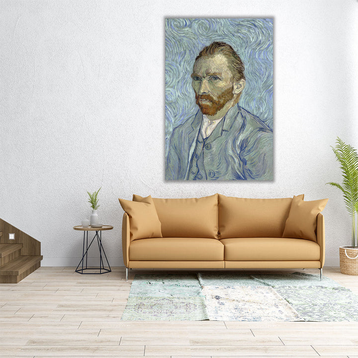 Vincent Van Gogh's Self-Portrait, 1889 - Canvas Print Wall Art