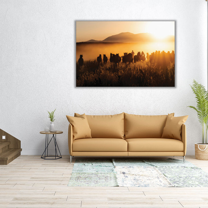 Coming in Hot - Canvas Print Wall Art