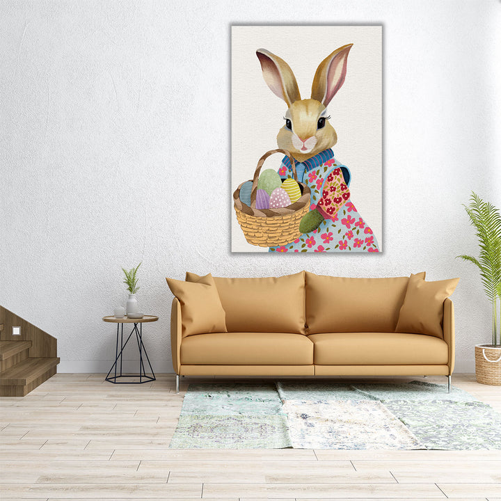 Easter Bun Bun I - Canvas Print Wall Art