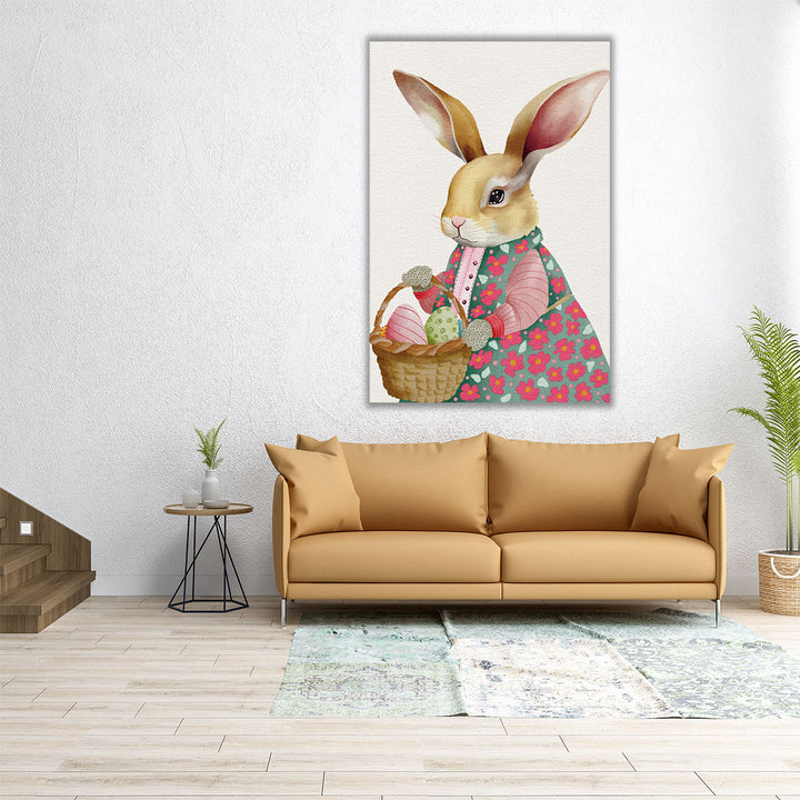 Easter Bun Bun II - Canvas Print Wall Art