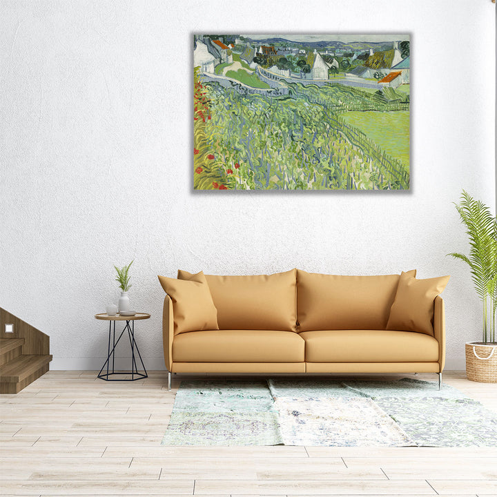 40x30 canvas featuring vineyard and open grassland