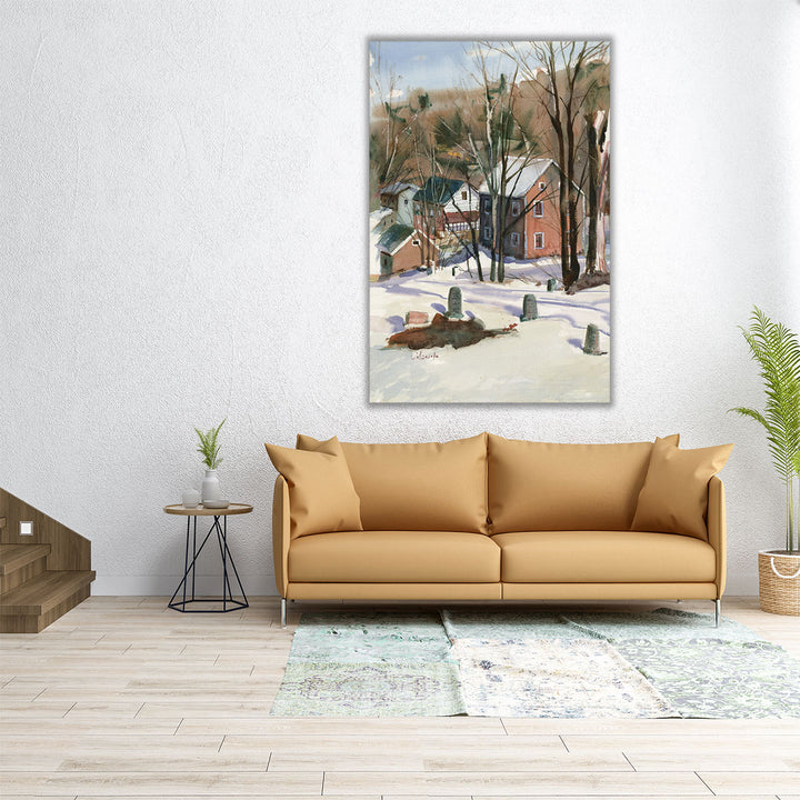 Cummintgton Cemetary - Canvas Print Wall Art