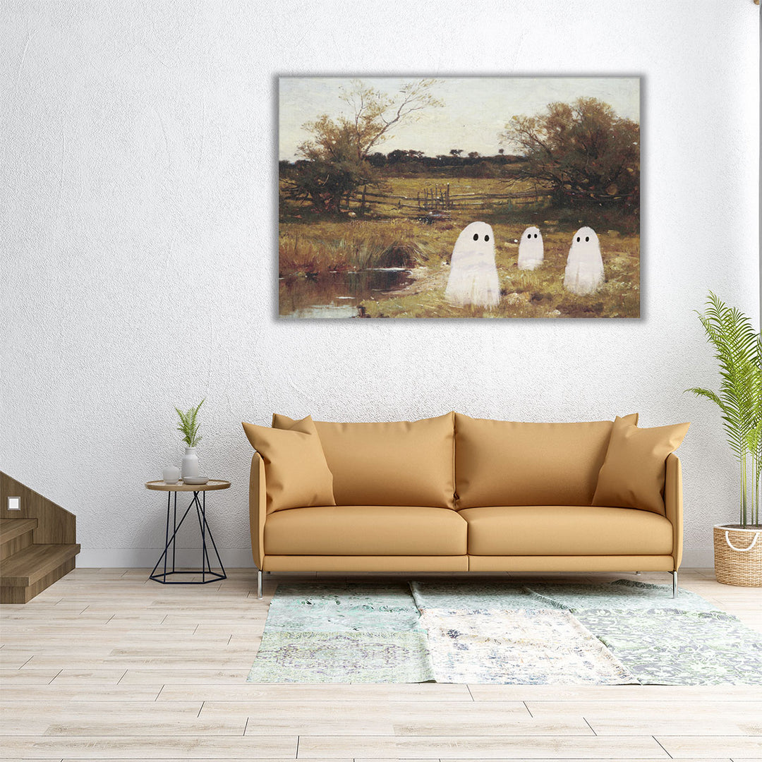 Antique Ghosties I - Canvas Print Wall Art