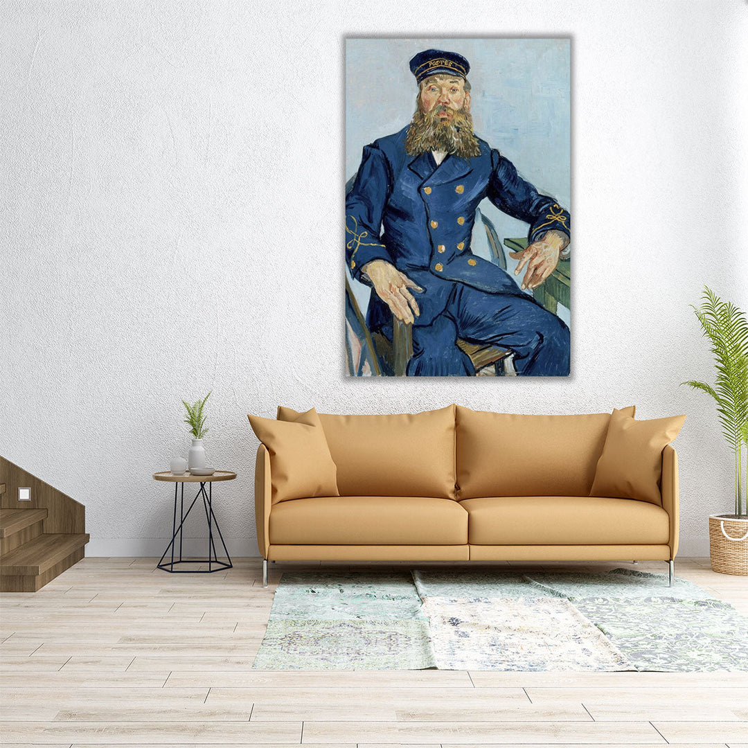 Portrait of the Postman Joseph Roulin, 1888 - Canvas Print Wall Art