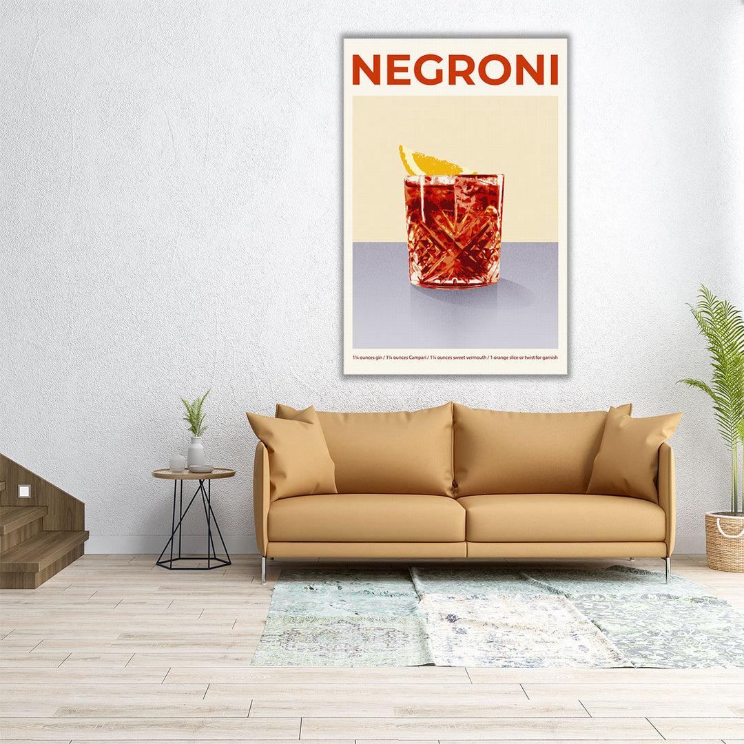 Cocktail Exhibition Poster I - Canvas Print Wall Art