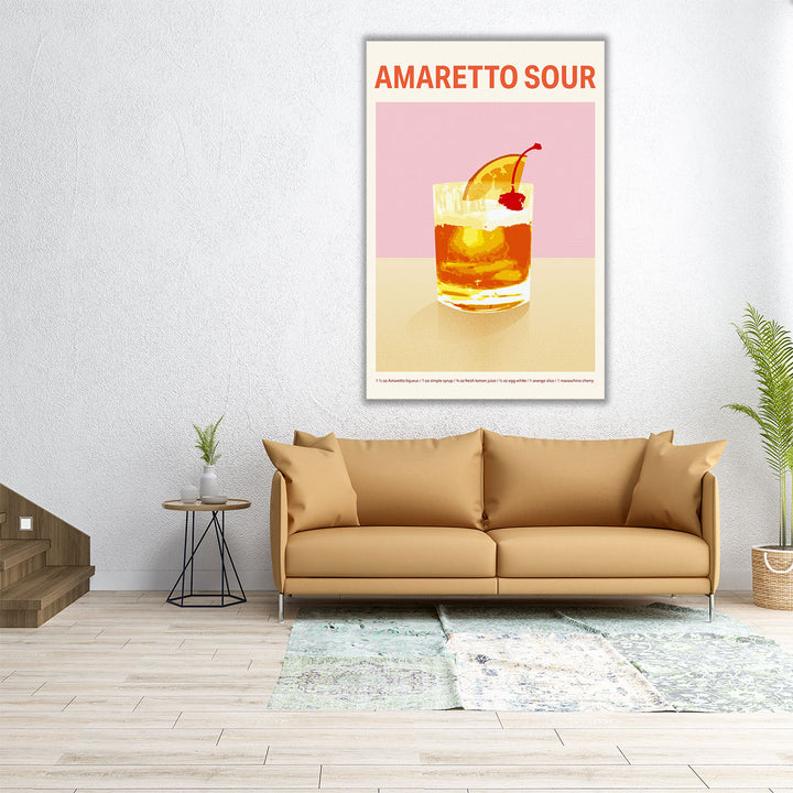 Cocktail Exhibition Poster II - Canvas Print Wall Art