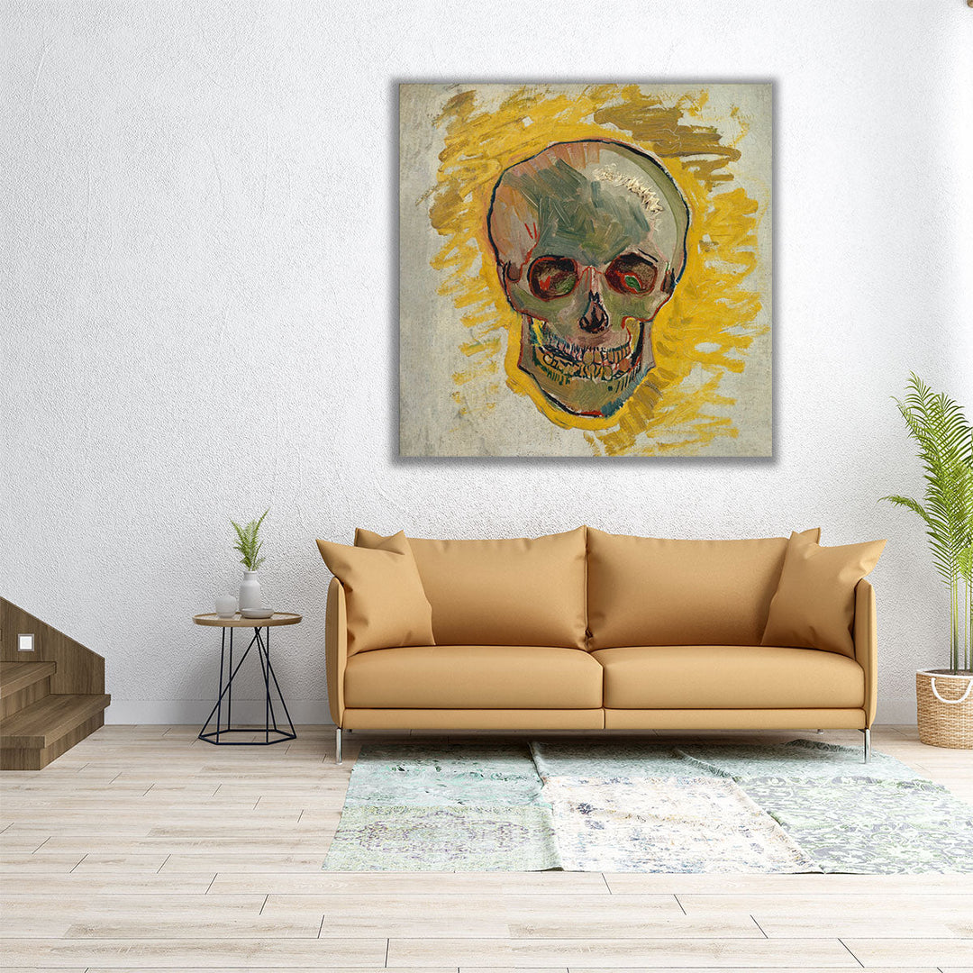 Van Gogh's Skull, 1887 - Canvas Print Wall Art