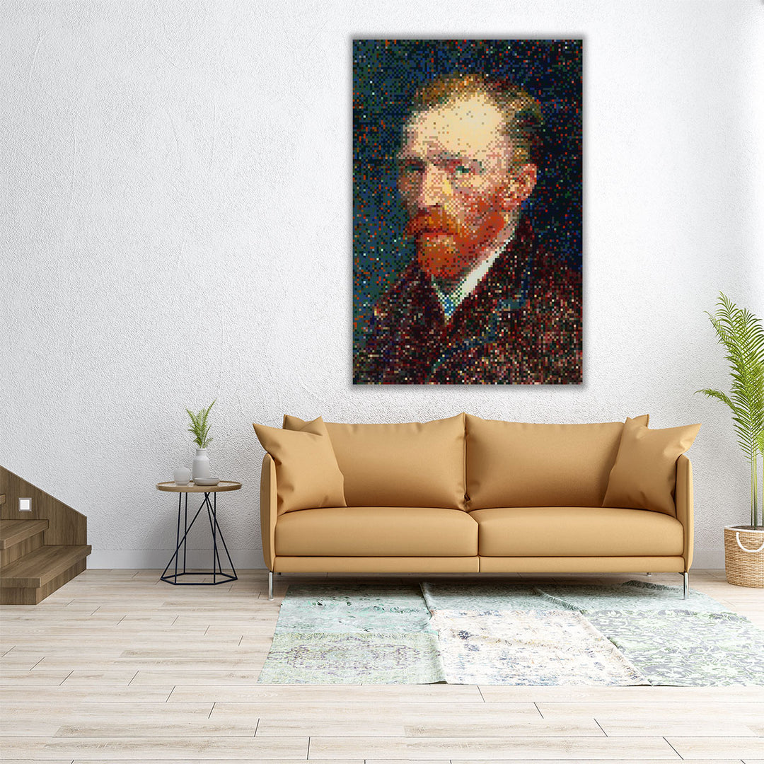 Famous Pixel Portraits III - Canvas Print Wall Art