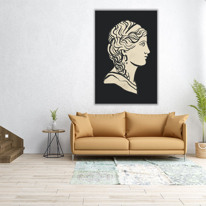 Greek Statuary III - Canvas Print Wall Art