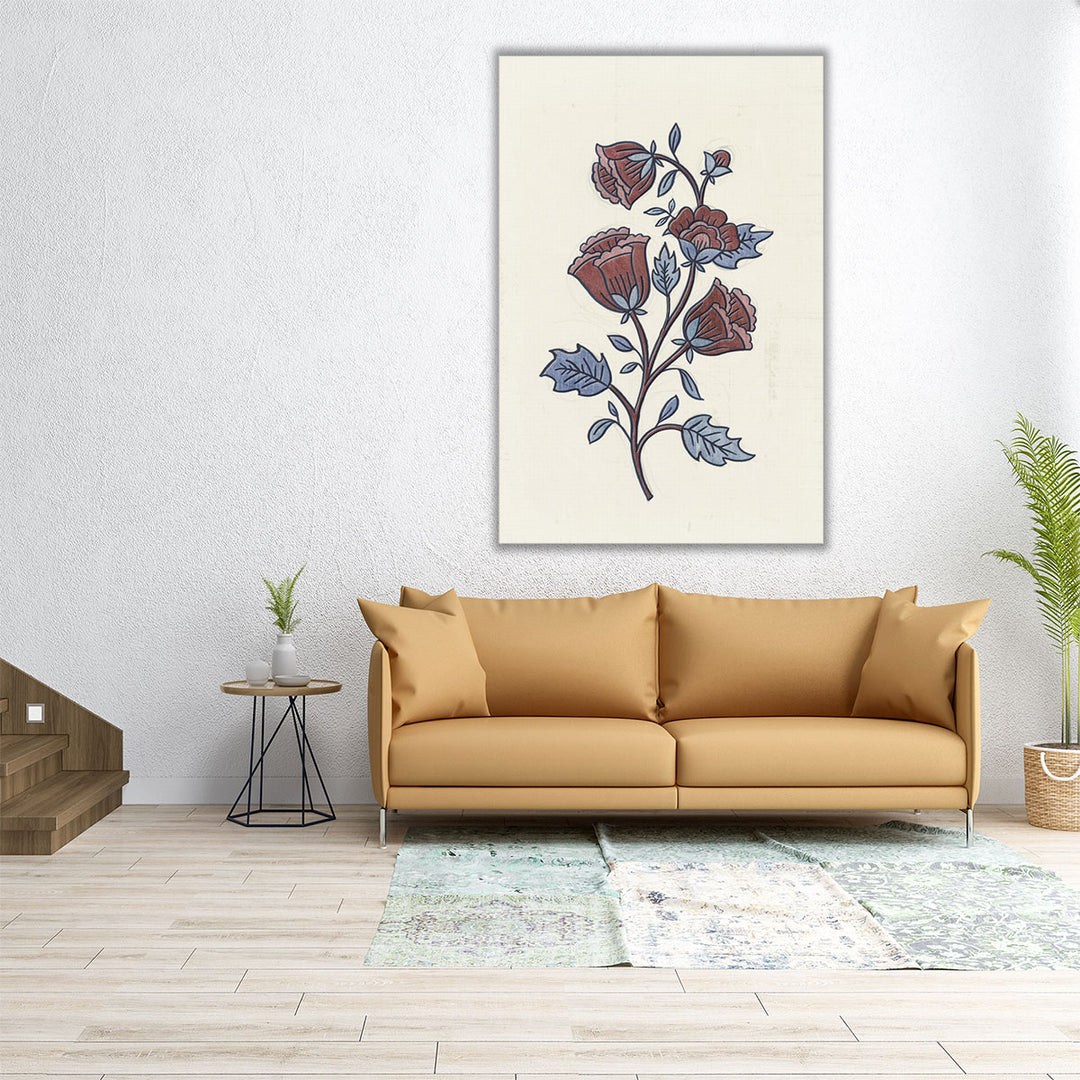 Hand Drawn Blooms I - Canvas Print Wall Art