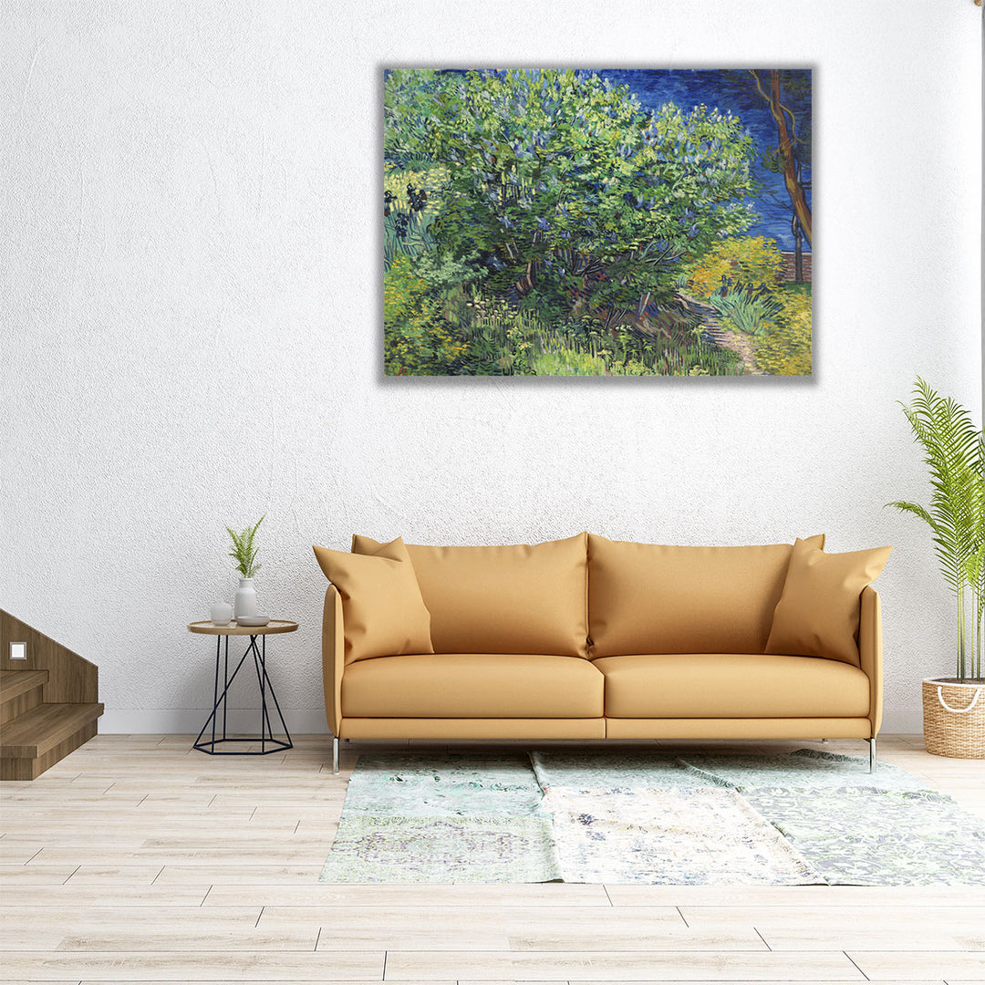 Lilac Bush, 1889 - Canvas Print Wall Art