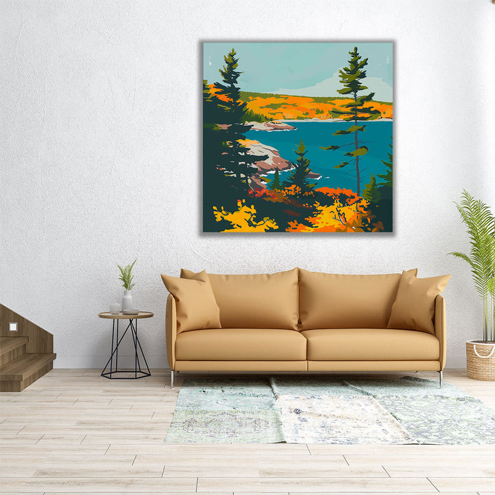 A Scenic View I - Canvas Print Wall Art