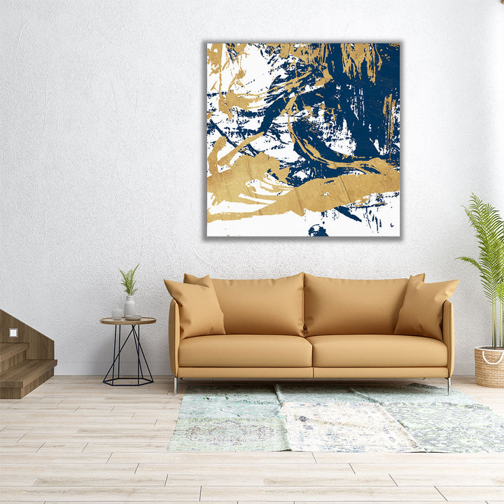 Free Form Blue - Canvas Print Wall Art