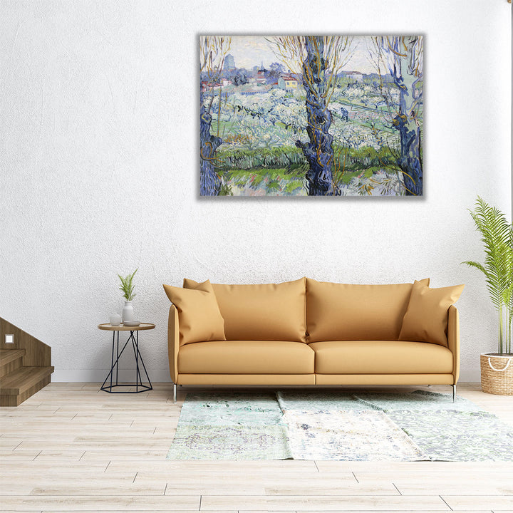 40x30 inch framed canvas spring print