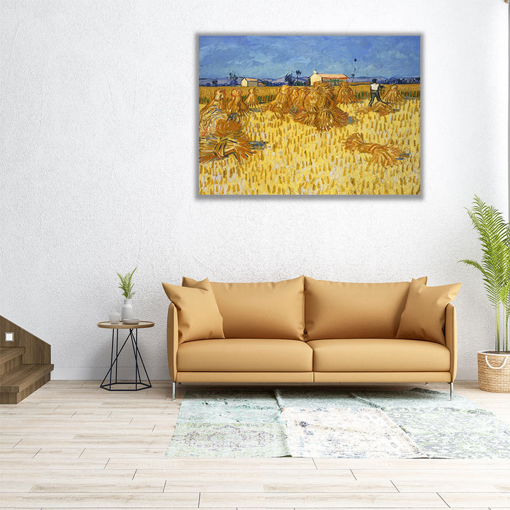 Harvest in Provence, 1888 - Canvas Print Wall Art