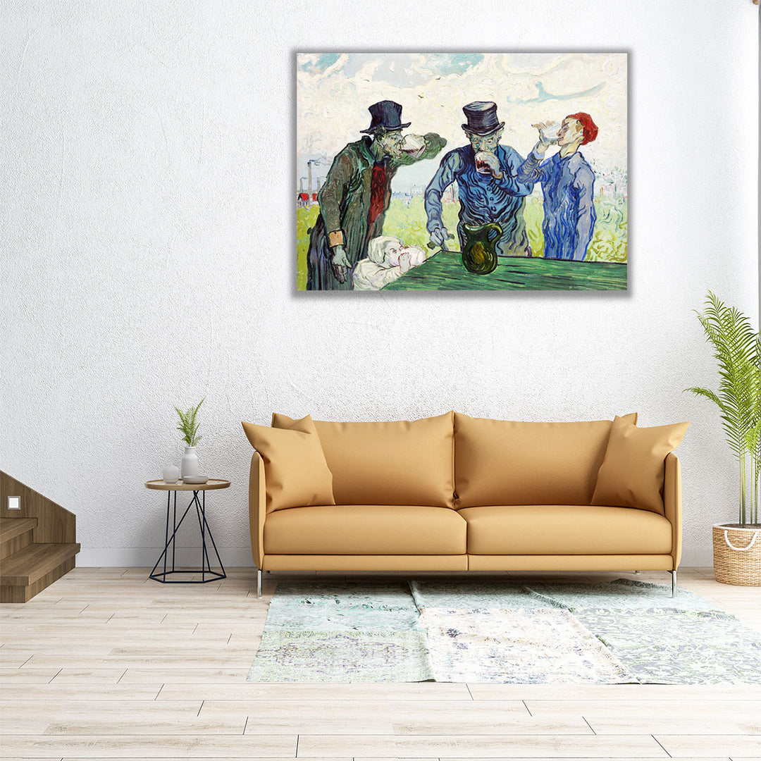 The Drinkers, 1890 - Canvas Print Wall Art