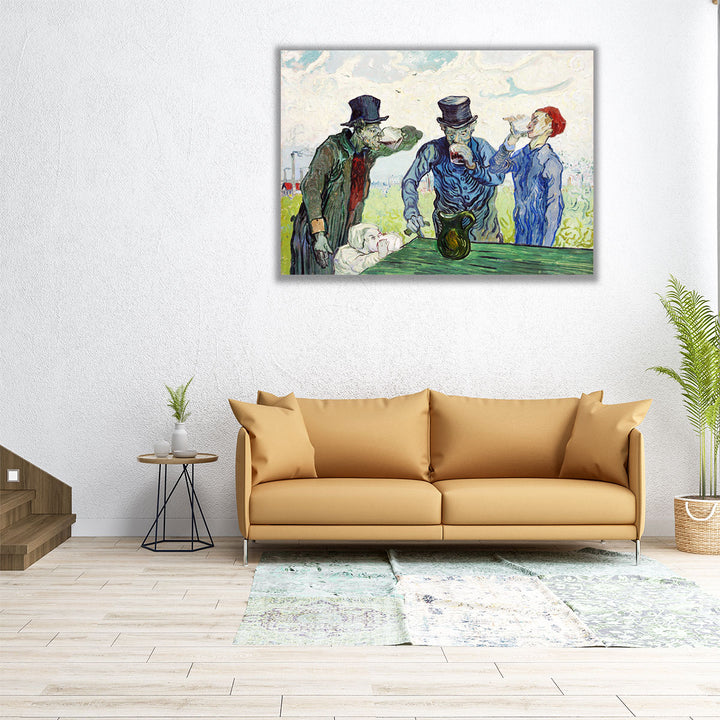 The Drinkers, 1890 - Canvas Print Wall Art