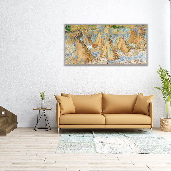Sheaves of Wheat, 1890 - Canvas Print Wall Art
