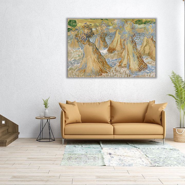 Sheaves of Wheat, 1890 - Canvas Print Wall Art