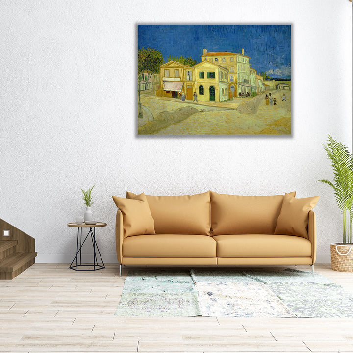 The Yellow House, 1888 - Canvas Print Wall Art