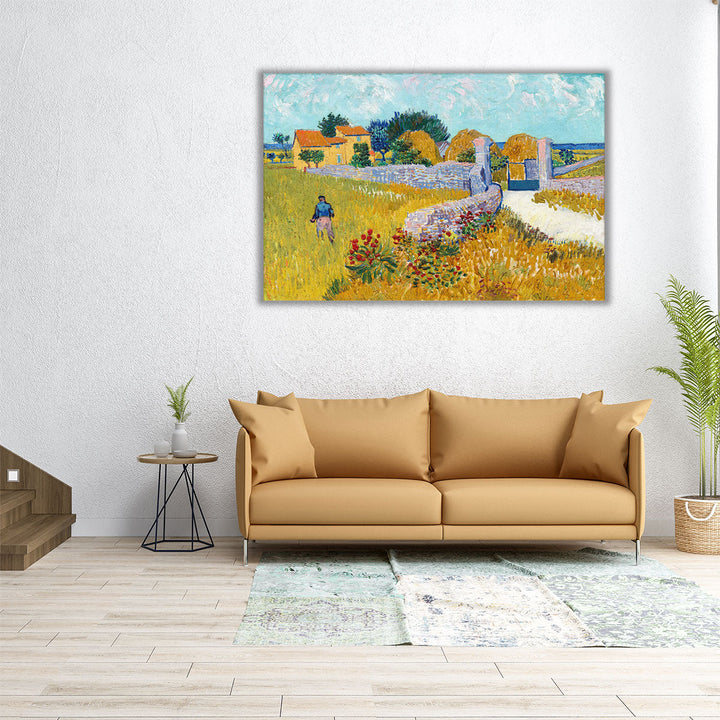 Farmhouse in Provence, 1888 - Canvas Print Wall Art