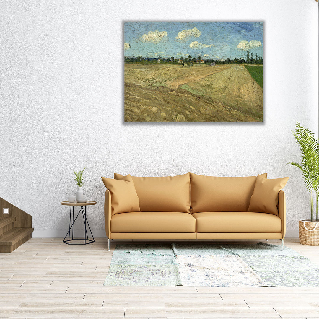Geploegde Akkers, 1888 - Canvas Print Wall Art