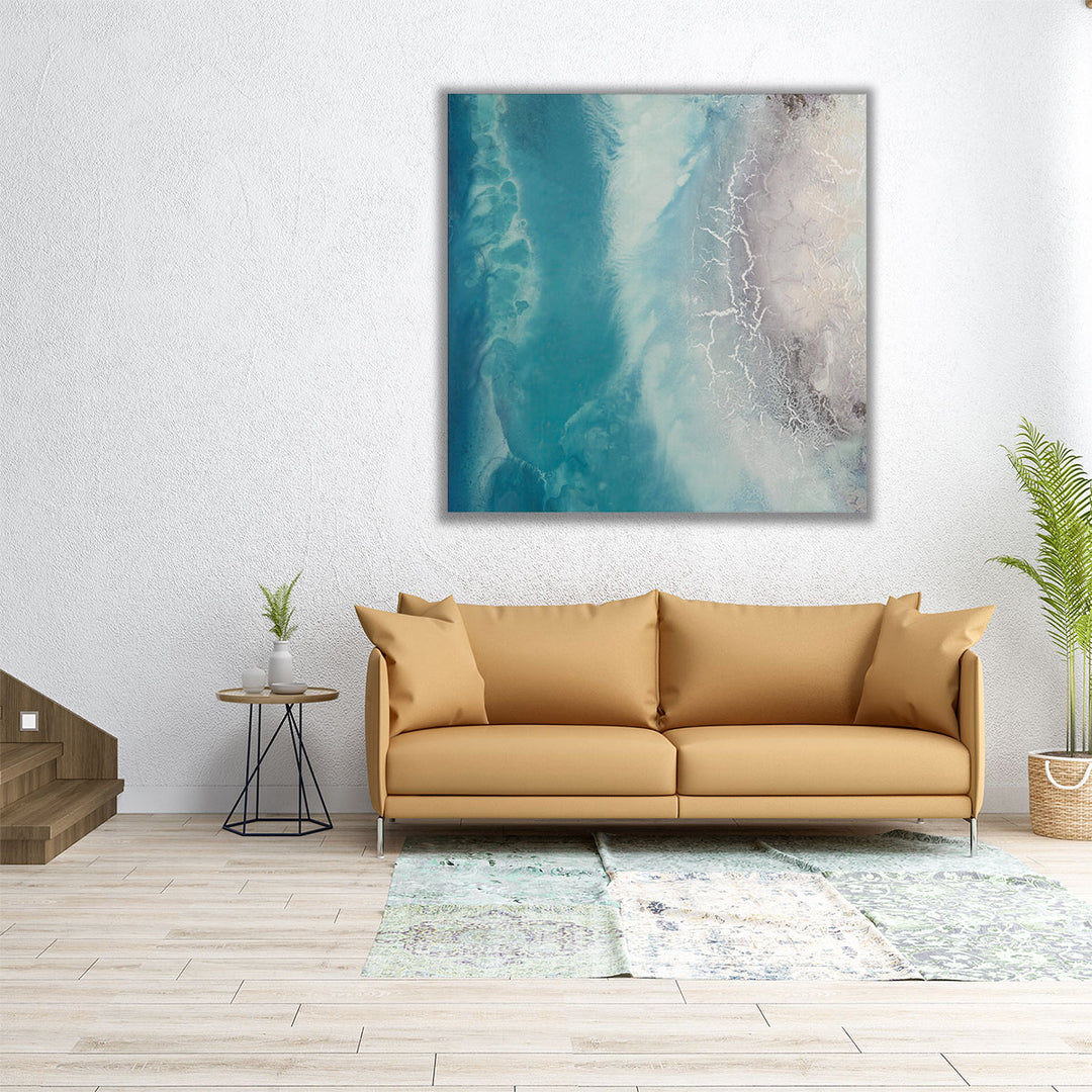 Ocean Drift 1 Square - Canvas Print Wall Art