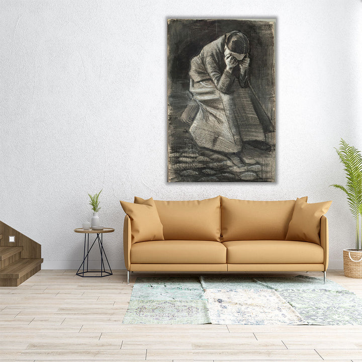 Weeping Woman, 1883 - Canvas Print Wall Art