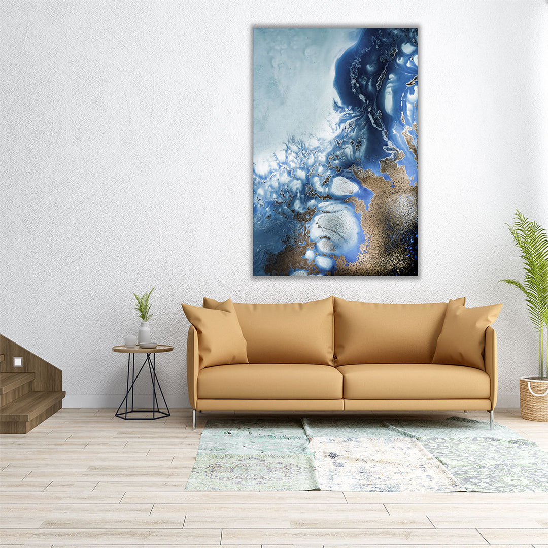 Ocean Wave Waltz  2 - Canvas Print Wall Art