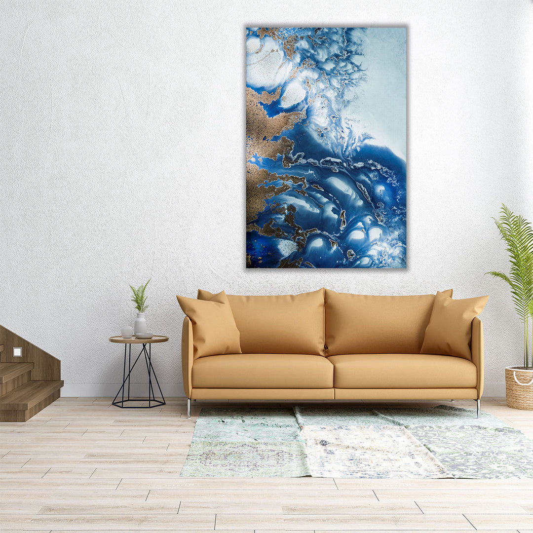 Ocean Wave Waltz  3 - Canvas Print Wall Art