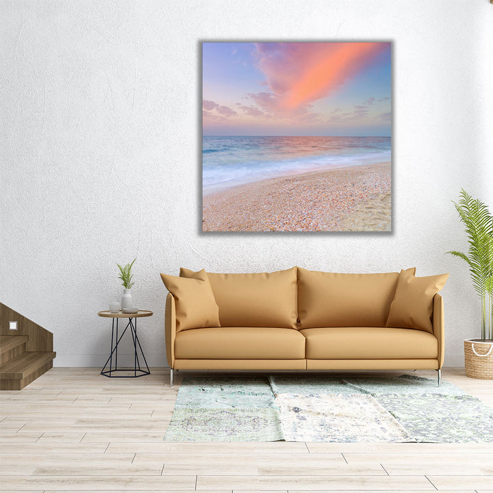 Beach Sunset - Canvas Print Wall Art