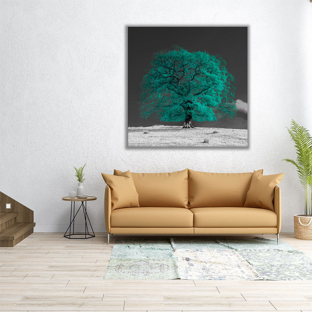 Tree on a Hill - Canvas Print Wall Art