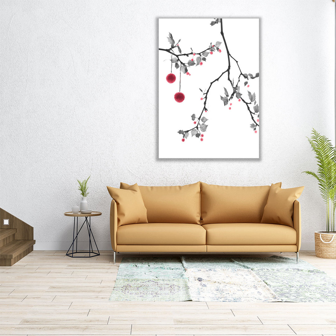 Branches Silhouettes - Canvas Print Wall Art