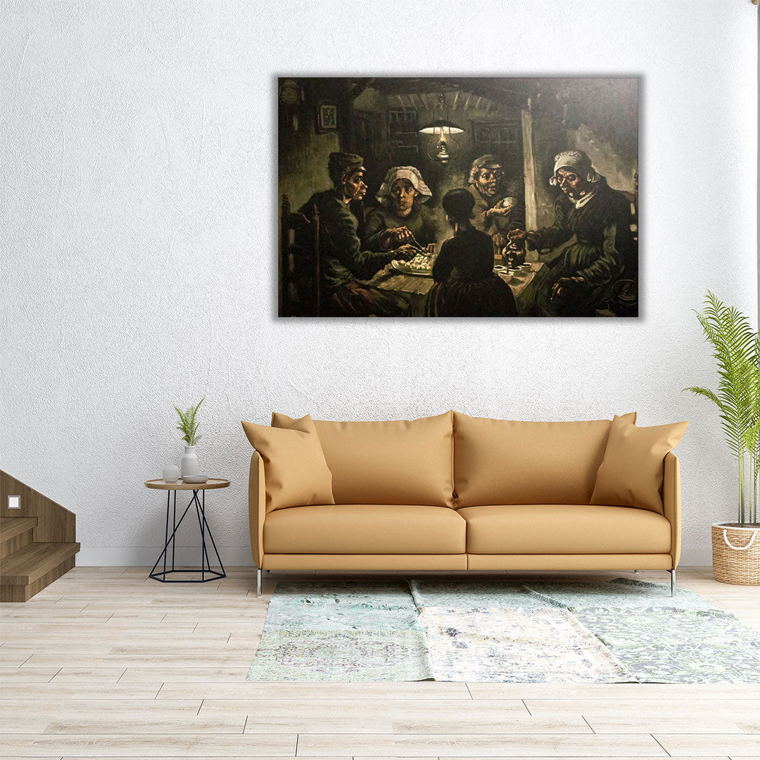 The Potato Eaters, 1885 - Canvas Print Wall Art