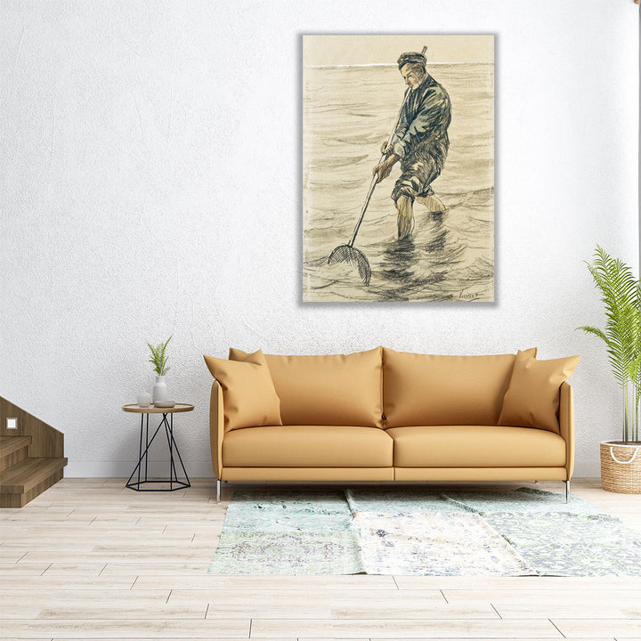 The Shell Fisherman, 1890 - Canvas Print Wall Art