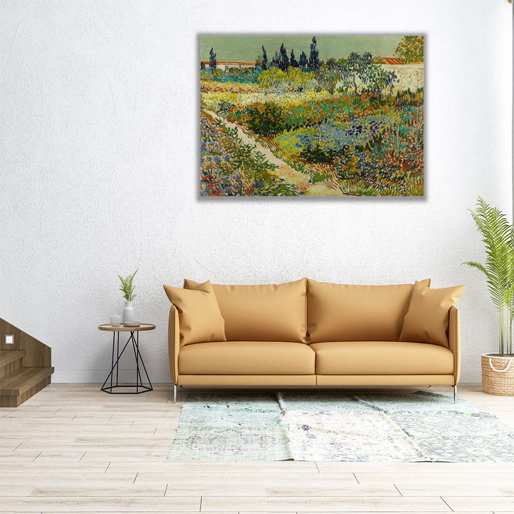 The Garden at Arles, 1888 - Canvas Print Wall Art